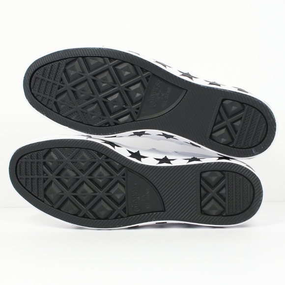 MC x Converse White Patent Leather & Stars NEW! - Picture 5 of 7